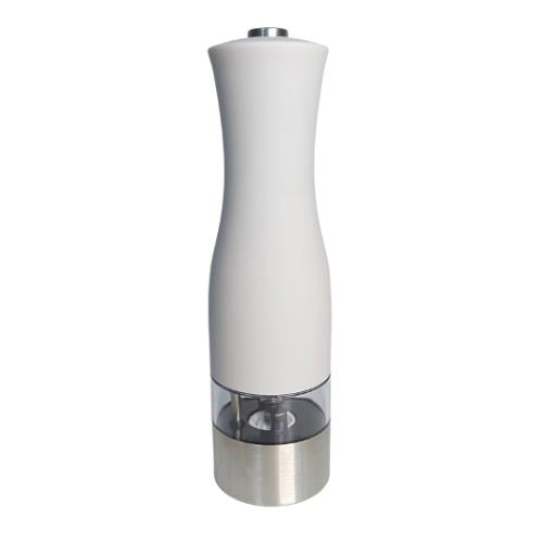 Electric Pepper Mill 20.5Cm White | West Pack Lifestyle