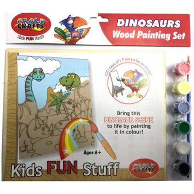 Wood Painting Set Dinosaur | West Pack Lifestyle