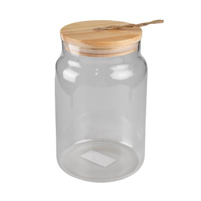 Borosilicate Glass Container with Bamboo Lid - 1300ML