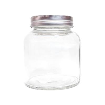 Glass Jar With Metal Lid 330Ml | West Pack Lifestyle