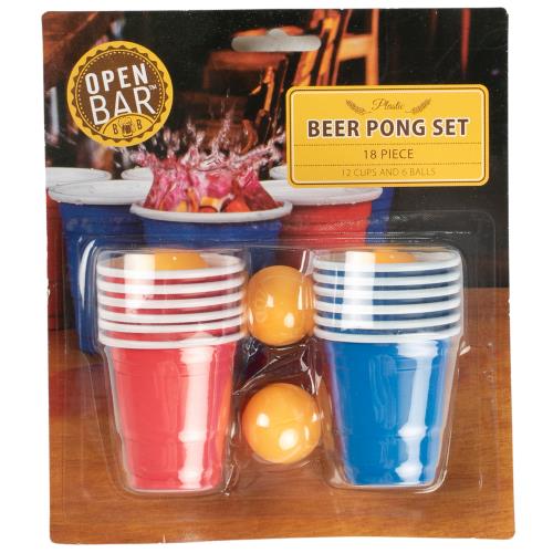 Drinking Game Mini Beer Pong 18Pc West Pack Lifestyle