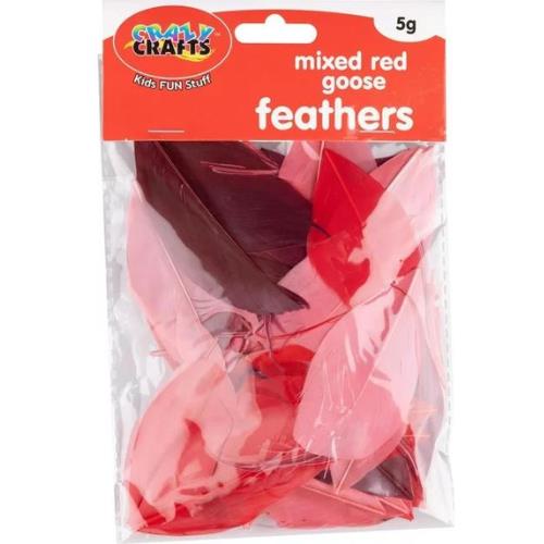 Goose Feathers 5G Mixed Red | West Pack Lifestyle