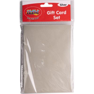 Gift Card Set Silver 12Pc