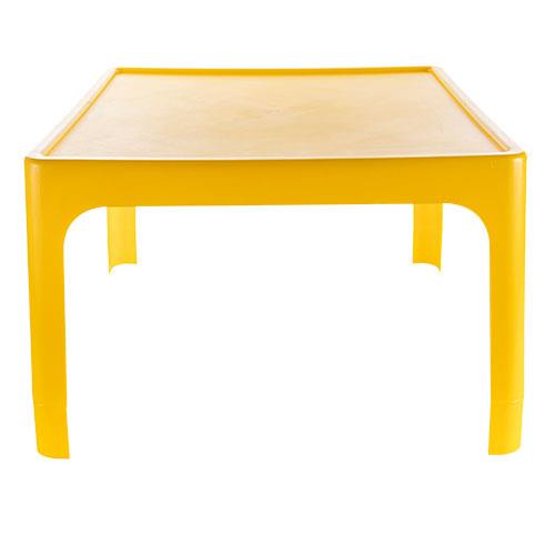 yellow study table