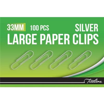 Gem Clips 33Mm Silver 100Pc | West Pack Lifestyle