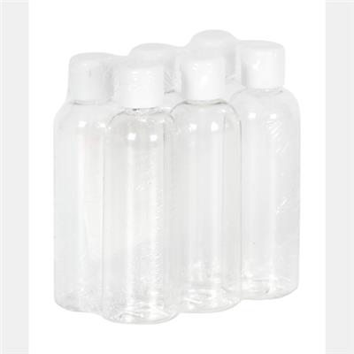 Transparent Flip Top Cap PET Juice Bottles, 100 ml to 1 L