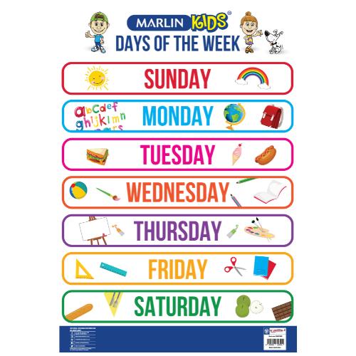 Kids Chart Days Of The Week | West Pack Lifestyle