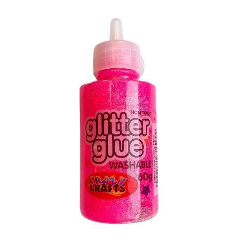 Glitter Glue 60g Neon Pink West Pack Lifestyle 0139