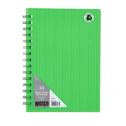 Notebook A5 Neon Green 80Pg | West Pack Lifestyle