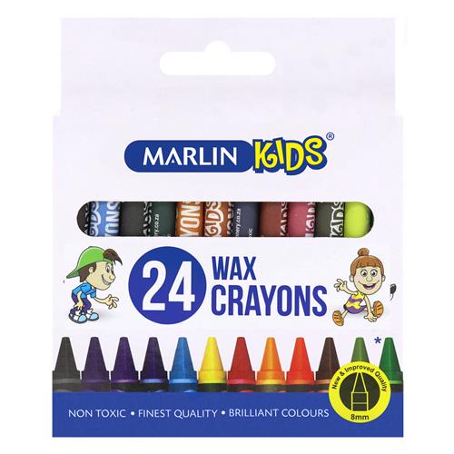 Wax Crayons 8Mm 24Pc West Pack Lifestyle   6186 0 F 