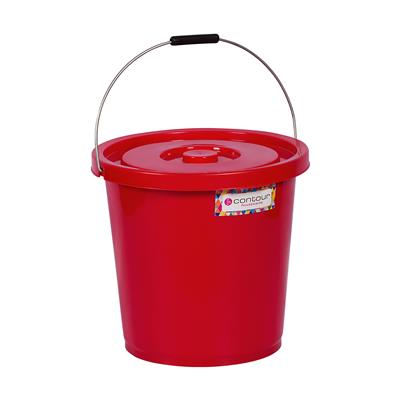 Wire Bucket 20Lt Red | West Pack Lifestyle