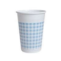 Kokliko Blue Square Plastic Cup 200Ml | West Pack Lifestyle