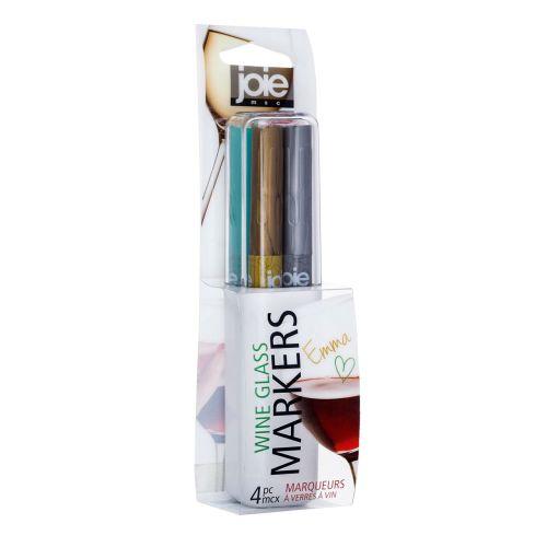 Wine Glass Markers 4Pc West Pack Lifestyle   81806 0 F 