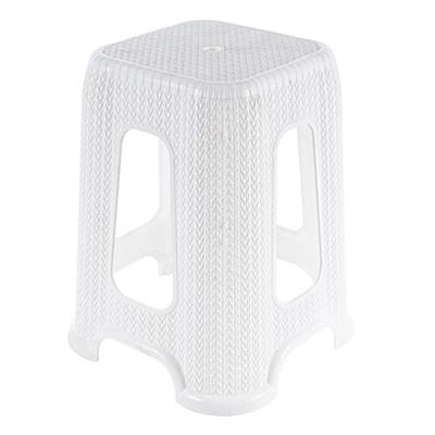 White outlet plastic stool