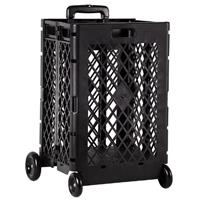 Folding Shopping Cart Black 38X32x60cm | West Pack Lifestyle