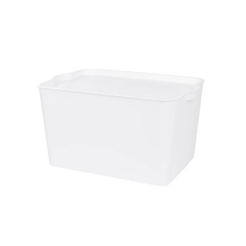 Venus Storage Box White With White Lid Large | West Pack Lifestyle