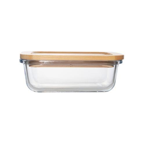 High Borosilicate Glass Container With Bamboo Lid | West Pack Lifestyle