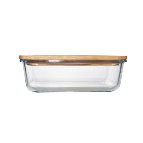 High Borosilicate Glass Container With Bamboo Lid | West Pack Lifestyle